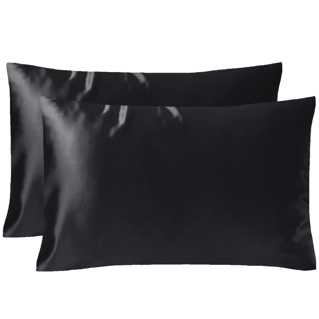 Pack of 2 19 momme silk pillowcases with zipper
