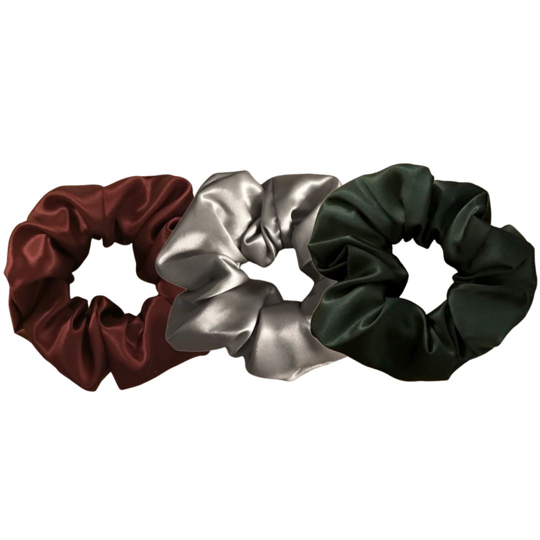 Pack de 3 chouchous en soie grand modèle - 19 mommes