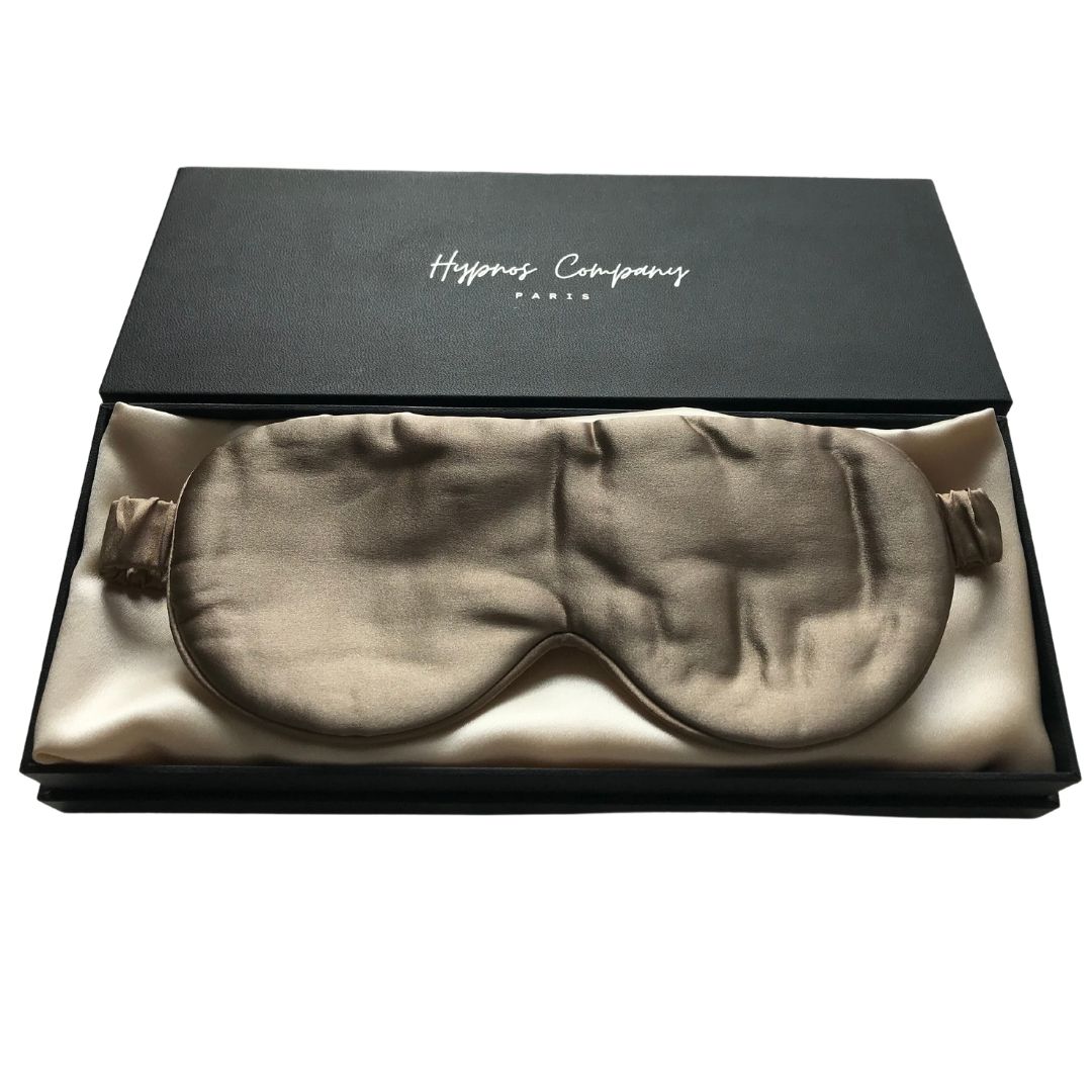 Pack - Taie d'oreiller en soie avec zipper et masque grand modèle - 19 mommes