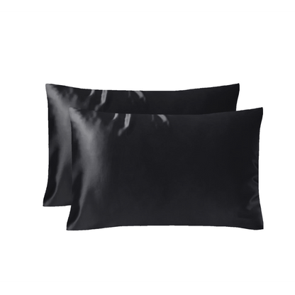 Pack of 2 19 momme silk pillowcases with zipper