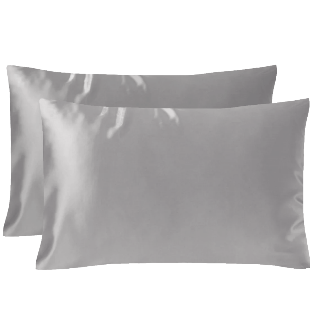 Pack de 2 taies d'oreiller en soie 22 mommes avec zipper