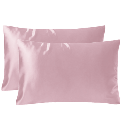 Pack de 2 taies d'oreiller en soie 22 mommes avec zipper