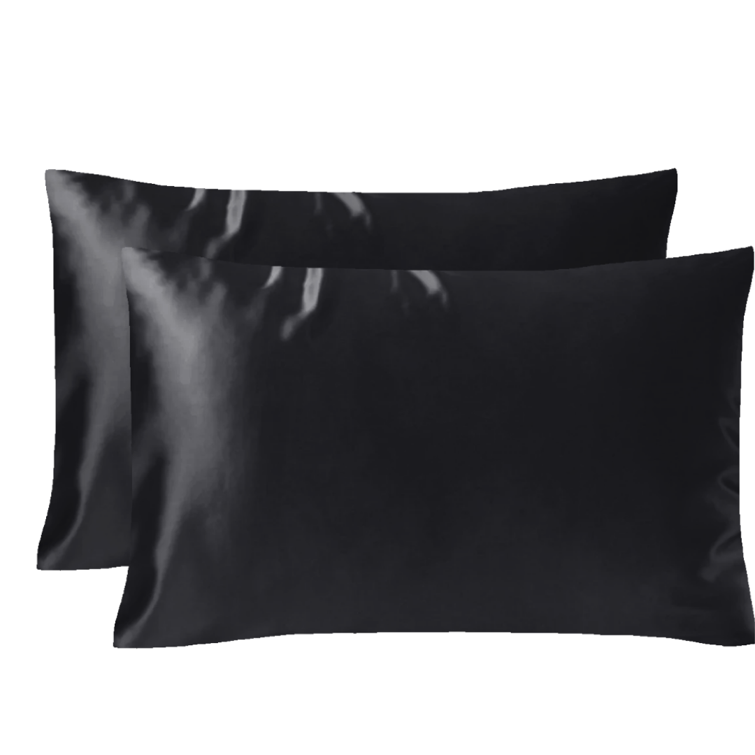 Pack of 2 19 momme silk pillowcases with zipper