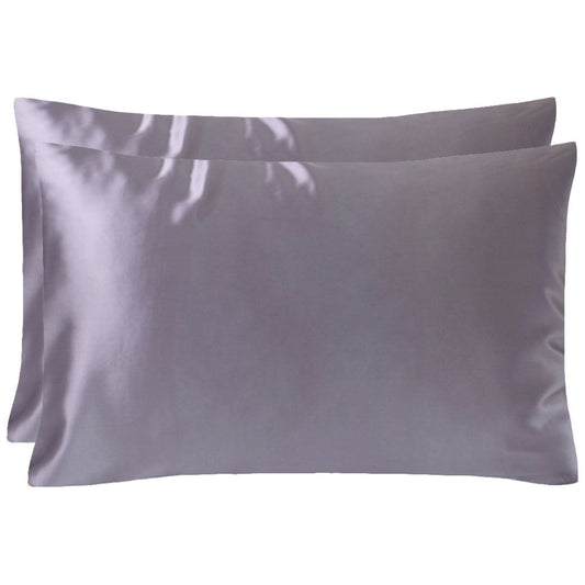 Pack of 2 19 momme silk pillowcases with zipper